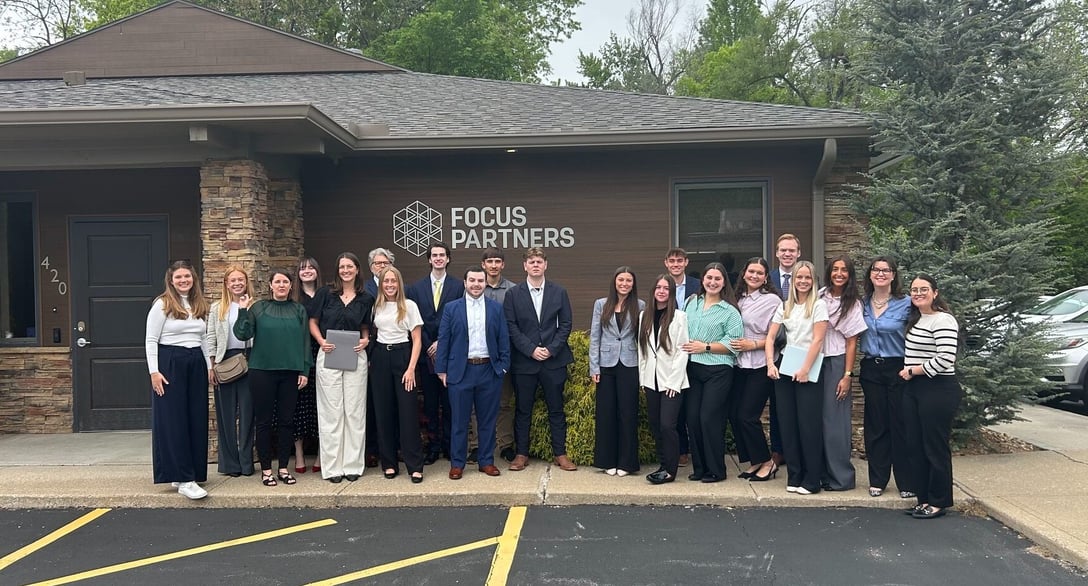 PFP students on site for agency visits